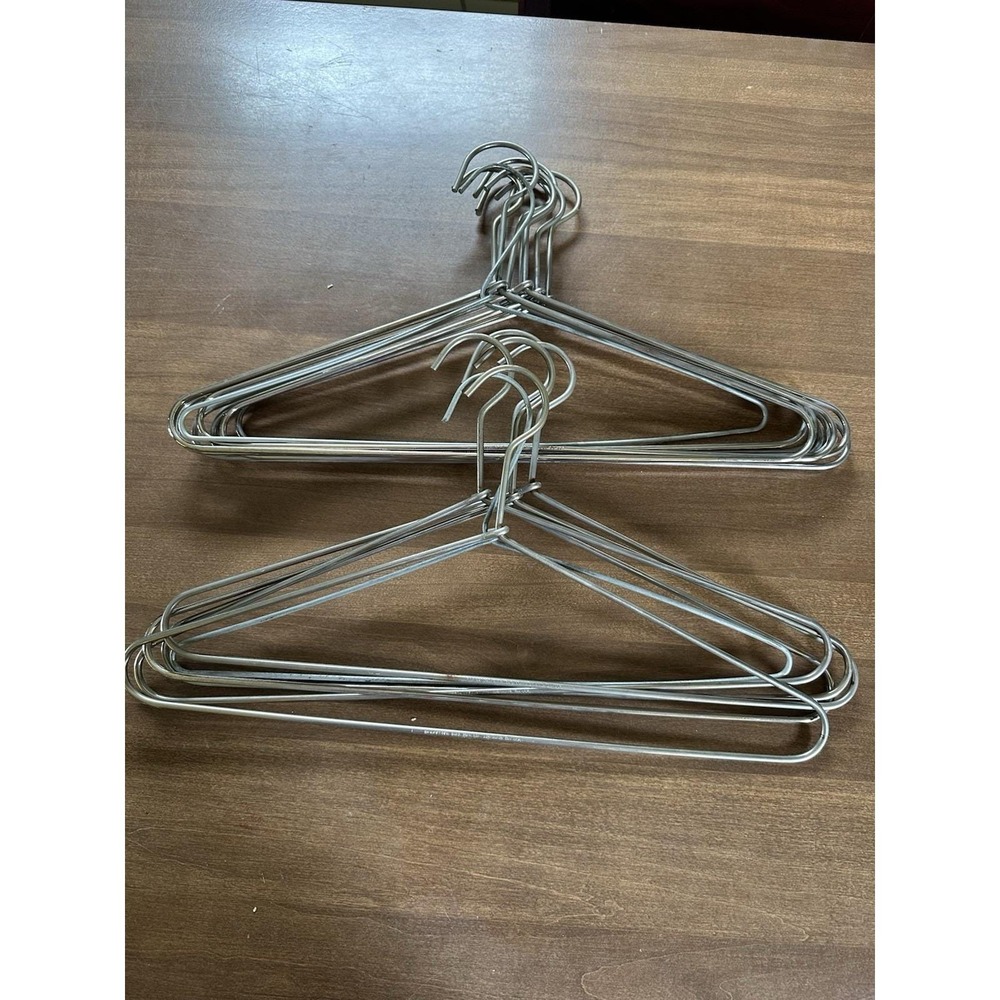 Oversized hanger Pack of 13 Chrome Metal Bedspread & Drapery Big and tall XL XXL